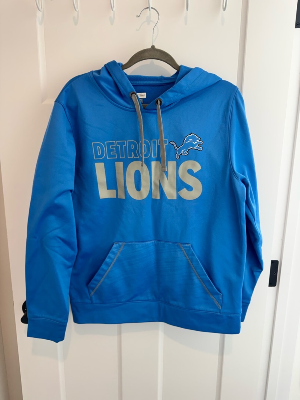 NFL Royal Blue Pullover Hoodie with Drawcords